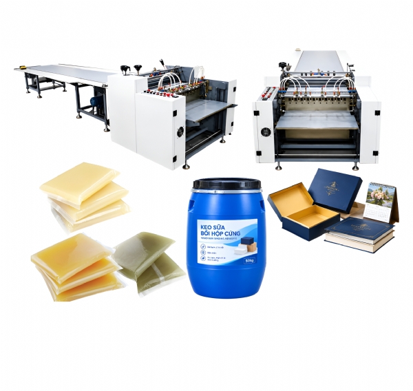 Máy bồi keo tự động